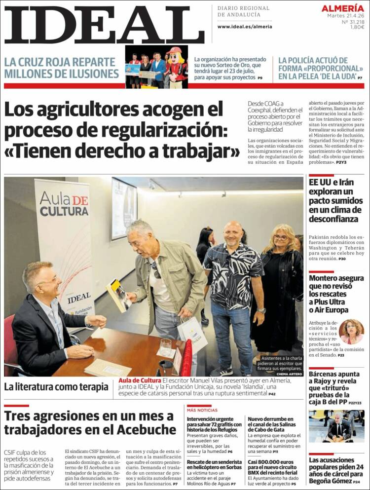 Portada de Ideal Almeria (Espa&ntilde;a)