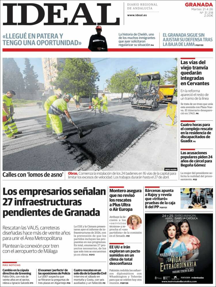 Portada de Ideal (Espa&ntilde;a)