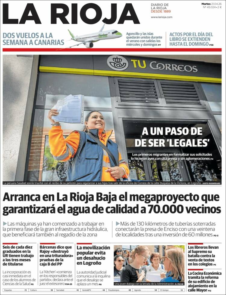 Portada de La Rioja (Espa&ntilde;a)