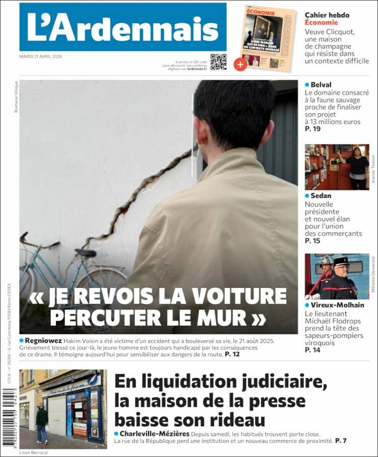 Portada de L'Ardenais (Francia)