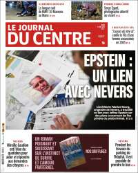 Portada de Le Journal du Centre (Francia)