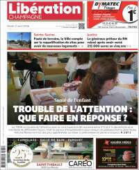 Portada de Libération Champagne (Francia)