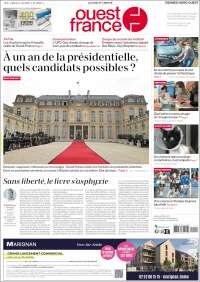 Portada de Ouest France (Francia)