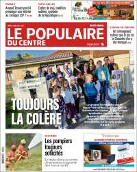 Portada de Le Populaire du Centre (Francia)