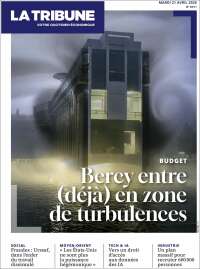 Portada de La Tribune (Francia)