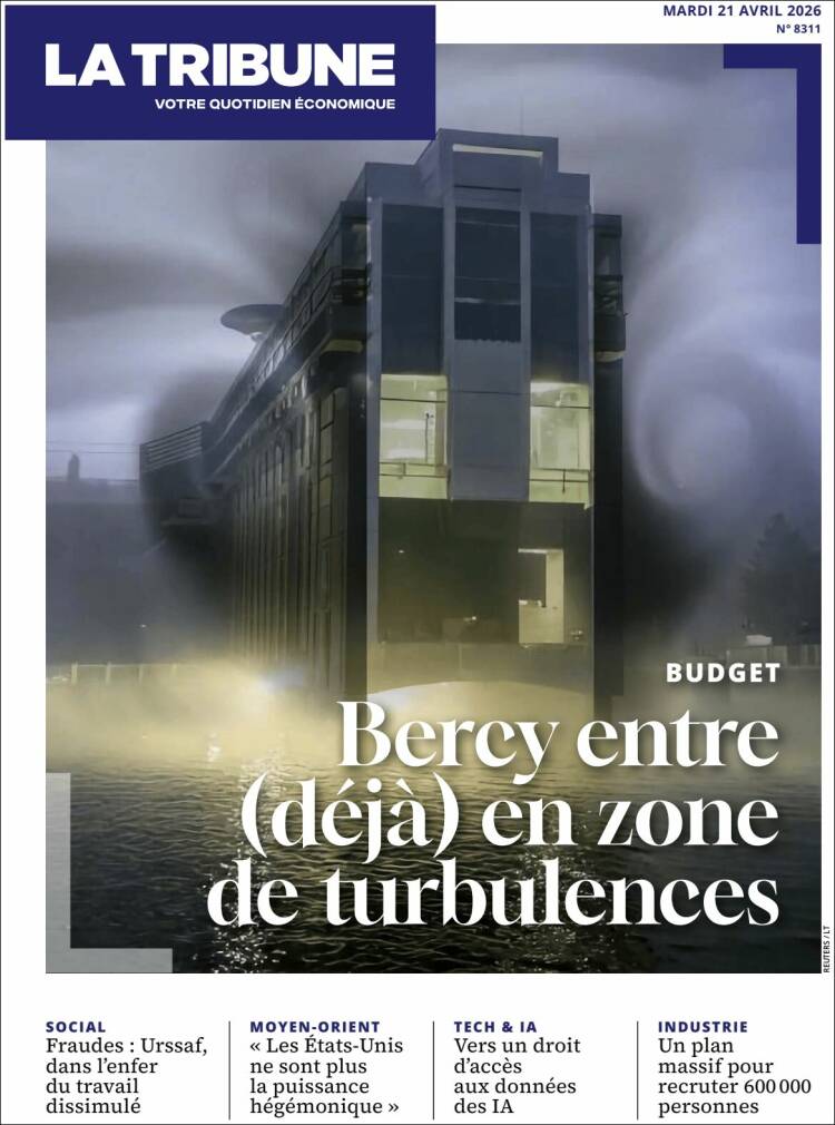 Portada de La Tribune (Francia)