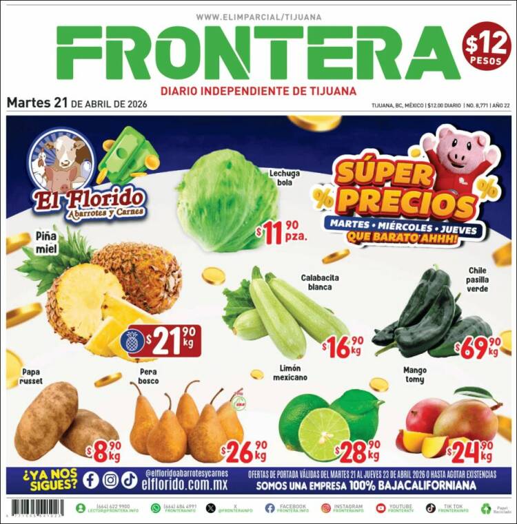 Portada de Frontera (M&eacute;xico)
