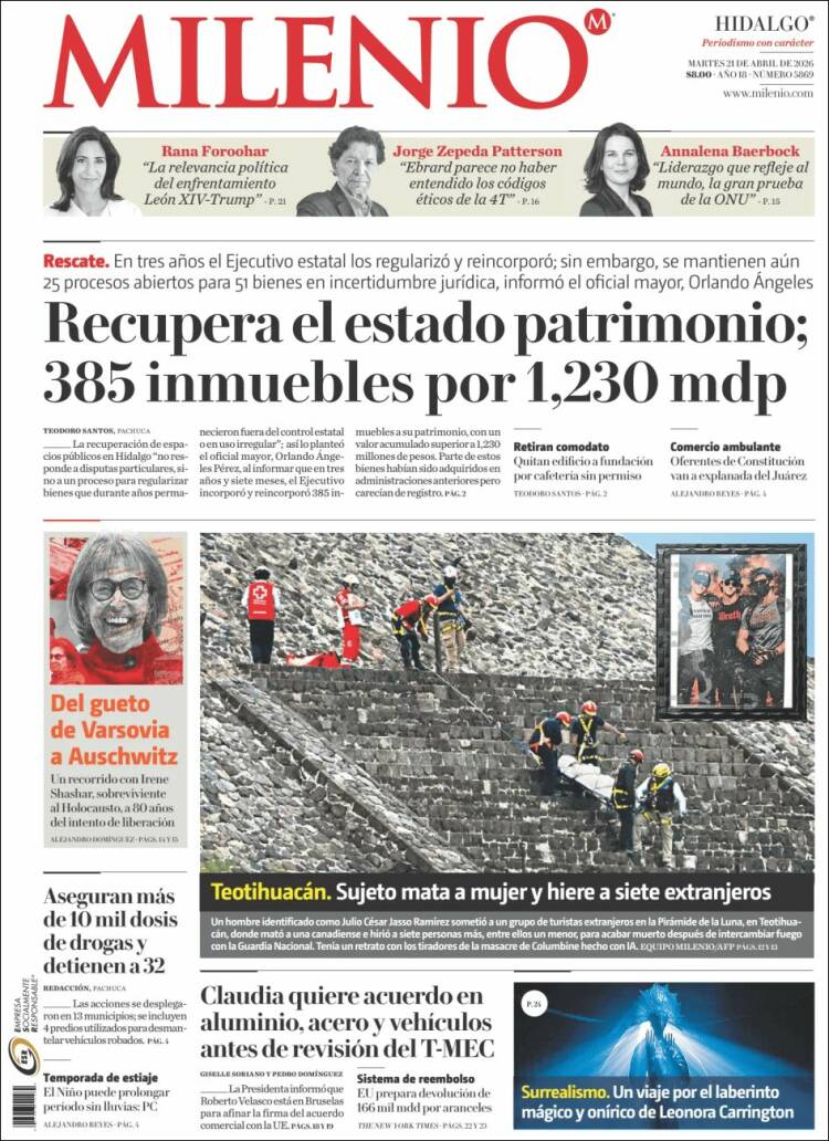 Portada de Milenio de Hidalgo (M&eacute;xico)
