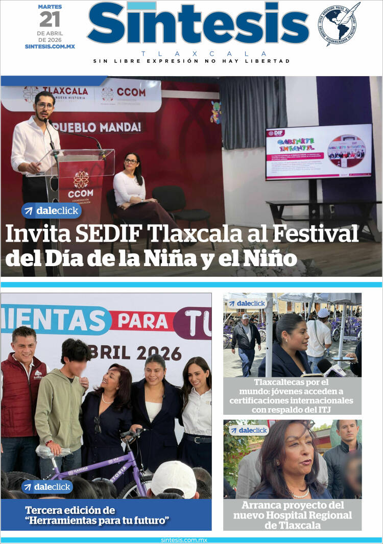 Portada de Síntesis de Tlaxcala (M&eacute;xico)