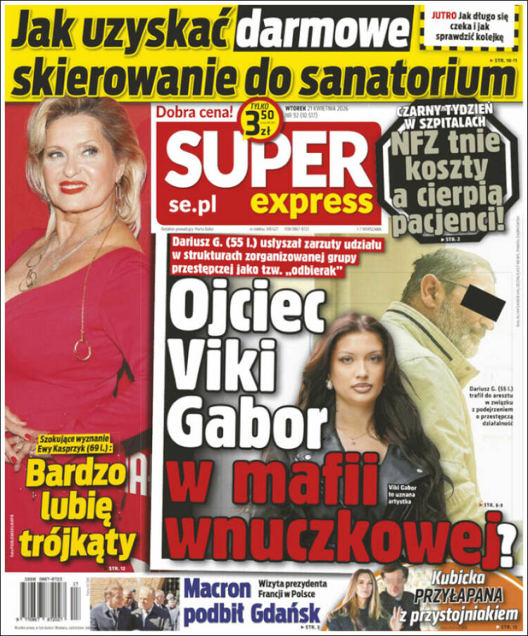 Portada de Super Express (Polonia)