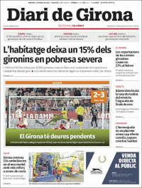 Portada de Diari de Girona (Espa&ntilde;a)