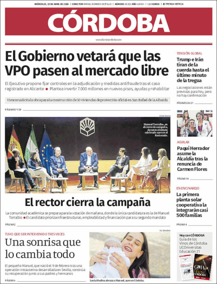 Portada de Diario de Córdoba (Espa&ntilde;a)