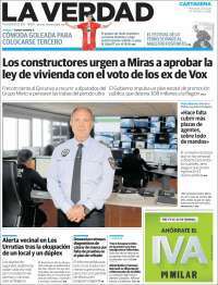 Portada de La Verdad de Cartagena (Espa&ntilde;a)