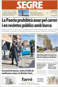 Portada de Segre (Espa&ntilde;a)