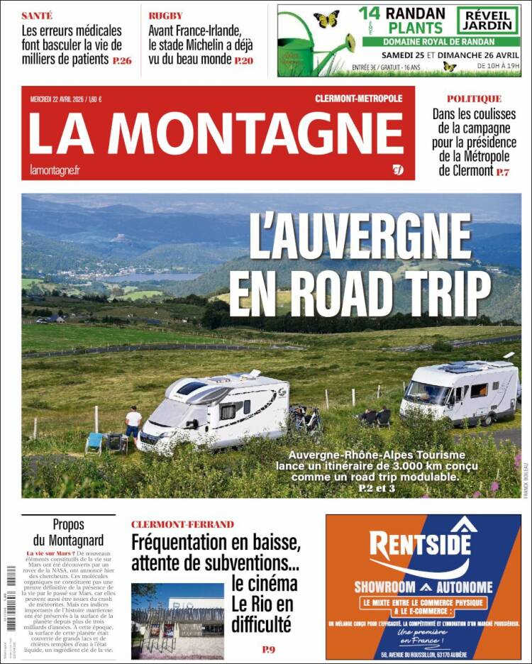 Portada de La Montagne (Francia)