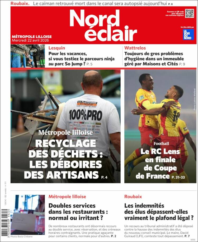 Portada de Nord Éclair (Francia)