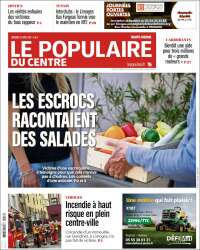 Portada de Le Populaire du Centre (Francia)