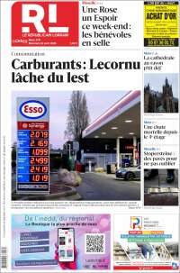 Portada de Le Republicain Lorrain (Francia)