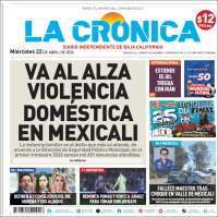 Portada de La Crónica de Baja California (M&eacute;xico)