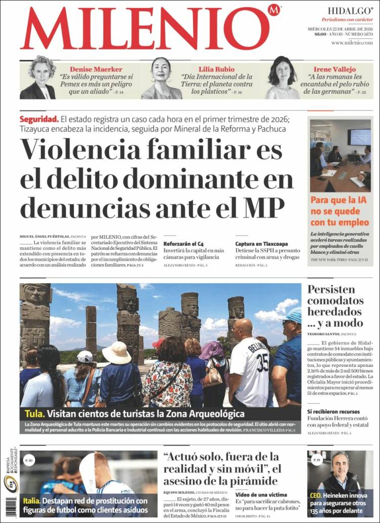 Portada de Milenio de Hidalgo (Mexico)