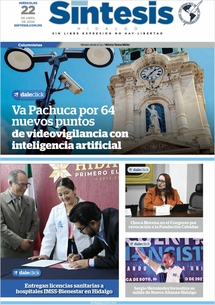 Portada de Sistesis - Hidalgo (M&eacute;xico)