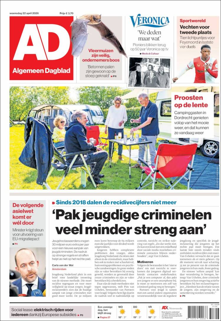 Portada de AD (Pa&iacute;ses Bajos)