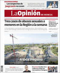 Portada de La Opinión de Murcia (Espa&ntilde;a)