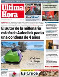 Portada de Última Hora (Espa&ntilde;a)