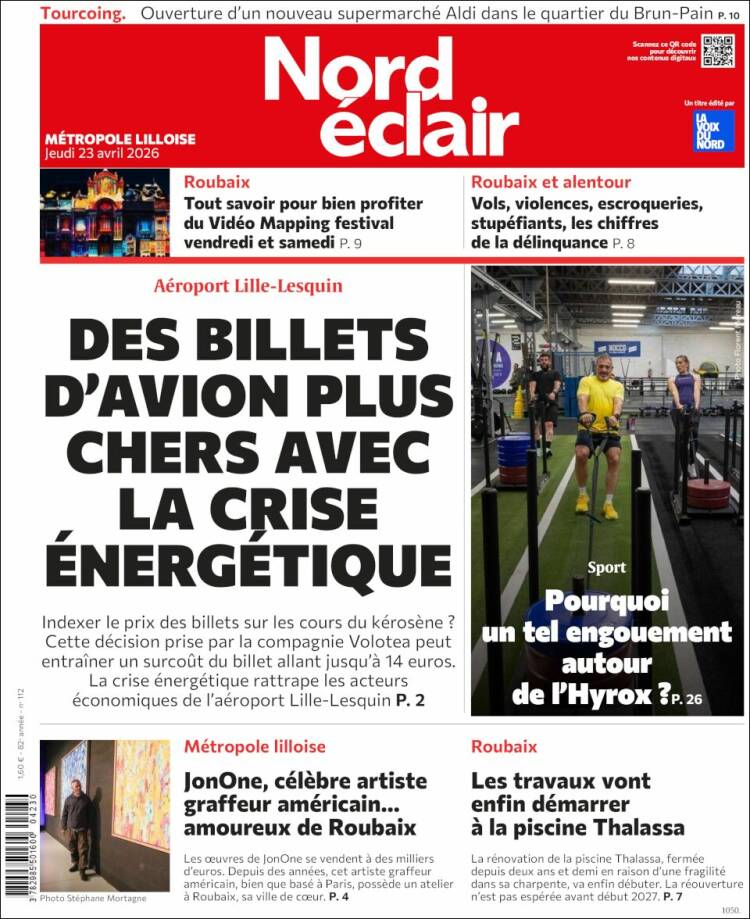 Portada de Nord Éclair (Francia)