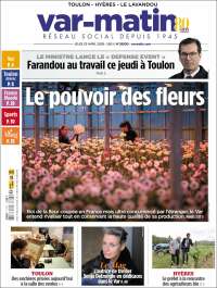 Portada de Var-Matin (Francia)