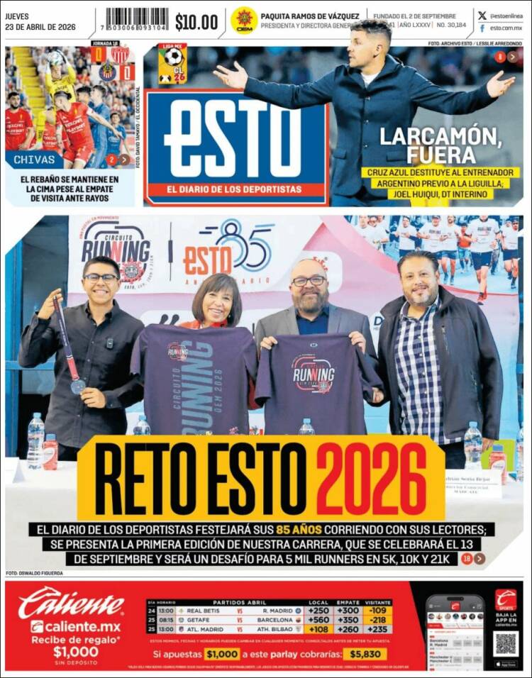 Portada de Esto (M&eacute;xico)