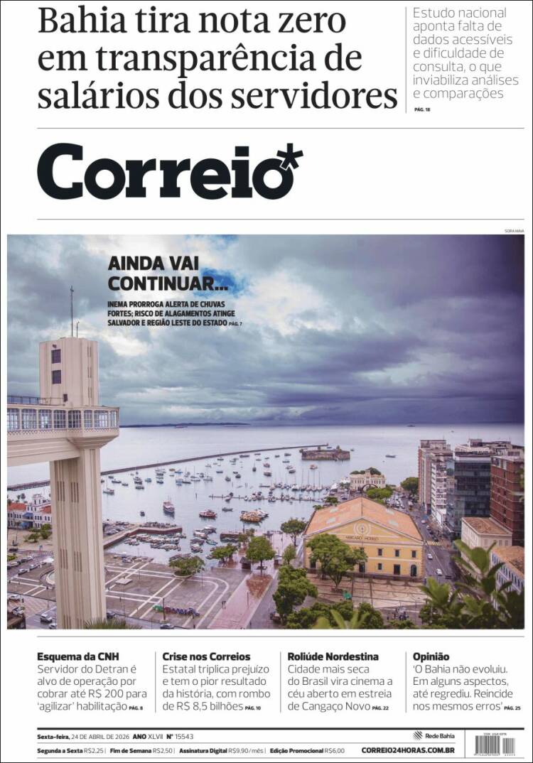 Portada de Correio* (Brasil)