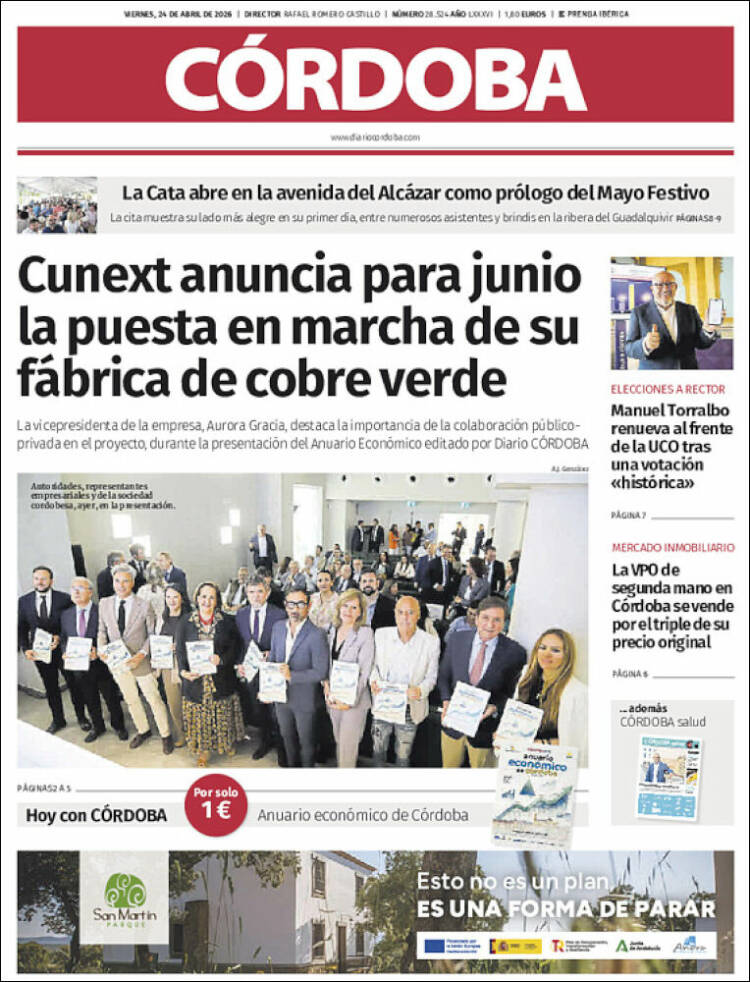 Portada de Diario de Córdoba (Espa&ntilde;a)