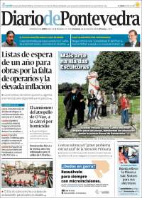 Portada de Diario de Pontevedra (Espa&ntilde;a)