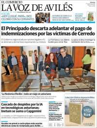 Portada de El Comercio - Avilés (Spain)