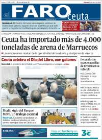 Portada de El Faro de Ceuta (Espa&ntilde;a)