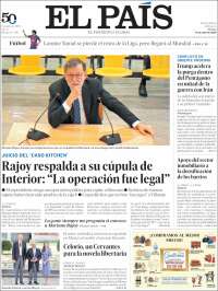 Portada de El País (Spain)