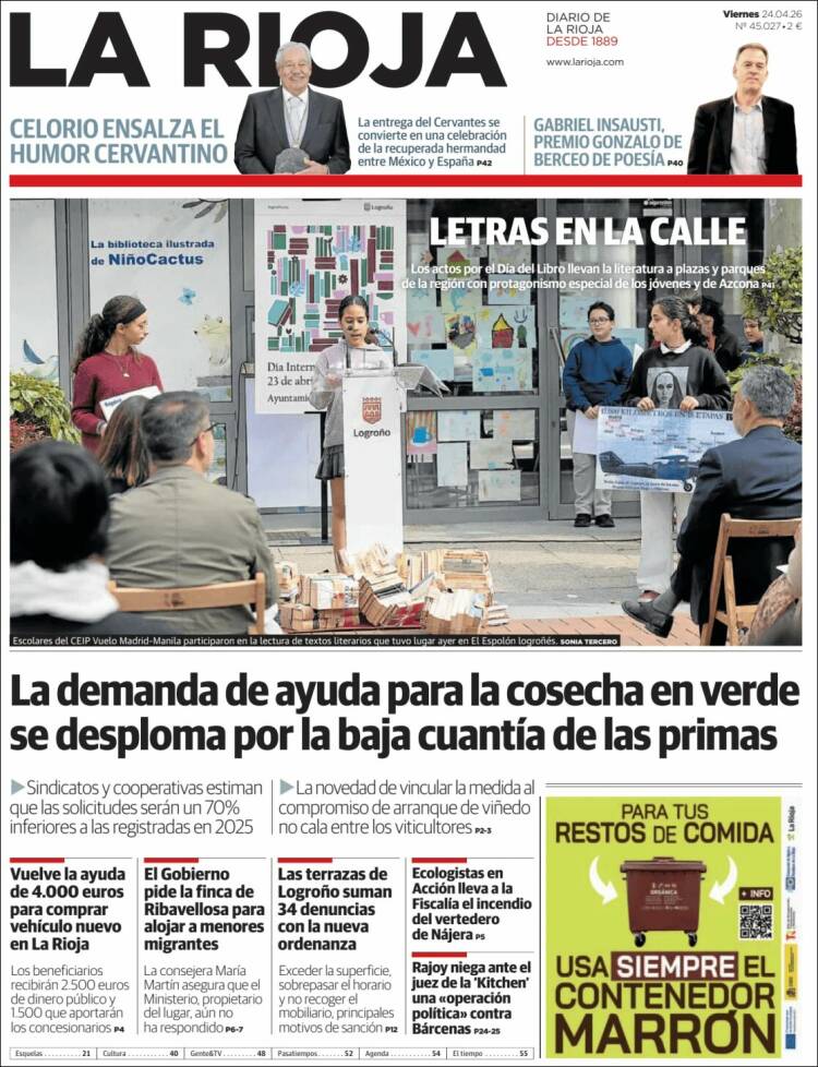 Portada de La Rioja (Espa&ntilde;a)