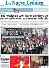 Portada de La Nueva Crónica (Spain)