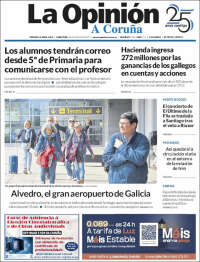 Portada de La Opinión de A Coruña (Spain)