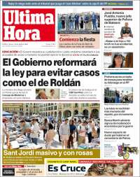 Portada de Última Hora (Spain)