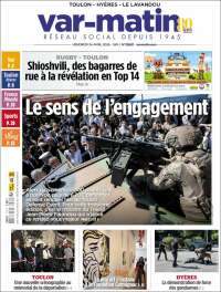 Portada de Var-Matin (Francia)