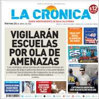 Portada de La Crónica de Baja California (M&eacute;xico)