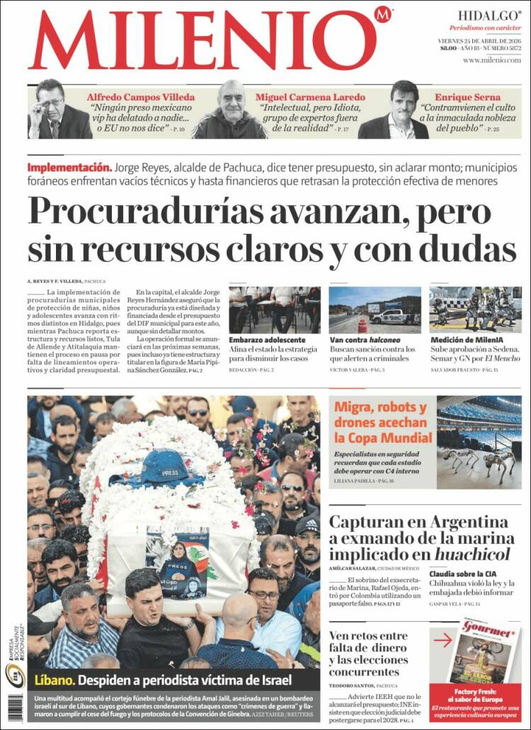 Portada de Milenio de Hidalgo (M&eacute;xico)