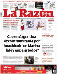 Portada de La Razón (M&eacute;xico)