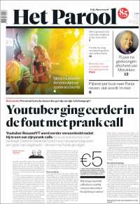 Portada de Het Parool (Pays-Bas)