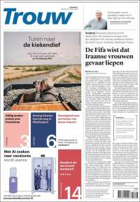 Portada de Trouw (Pays-Bas)