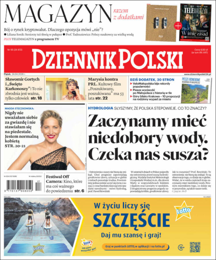 Portada de Dziennik (Polonia)