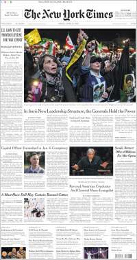 Portada de New York Times (USA)
