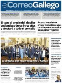 Portada de El Correo Gallego (Spain)